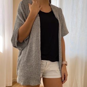 Gray forever 21 kimono cardigan